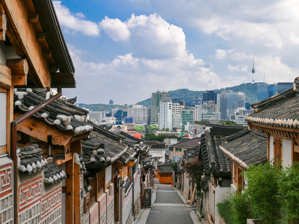서울의 북촌 한옥마을